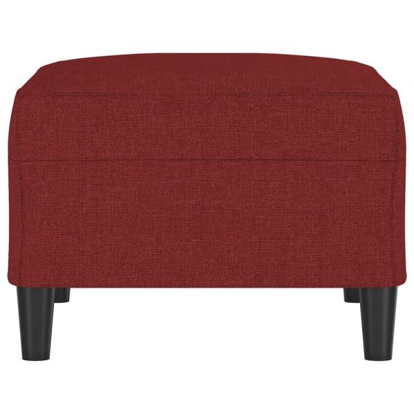 Fußhocker Weinrot 70x55x41 cm Stoff