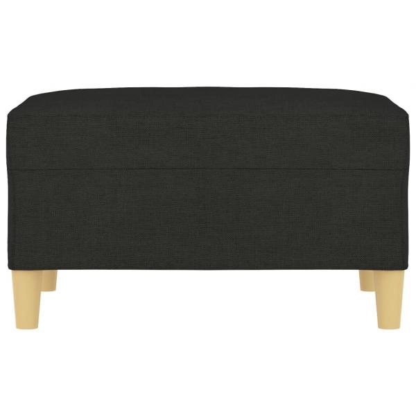 Fußhocker Schwarz 70x55x41 cm Stoff