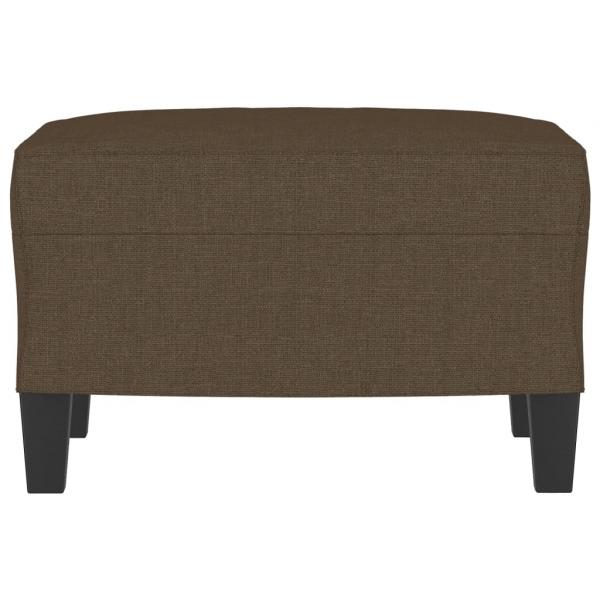 Fußhocker Braun 60x50x41 cm Stoff