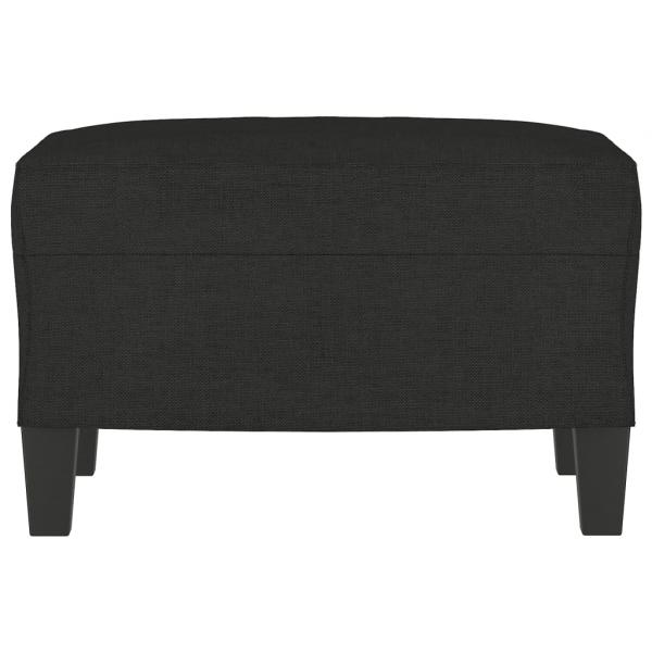 Fußhocker Schwarz 60x50x41 cm Stoff