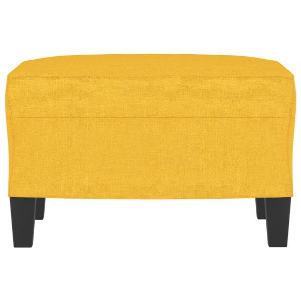 Fußhocker Hellgelb 60x50x41 cm Stoff