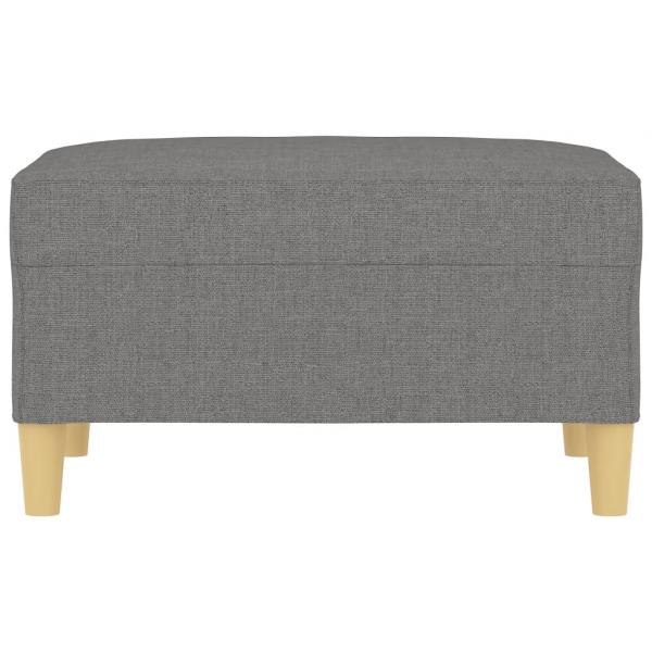 Fußhocker Dunkelgrau 70x55x41 cm Stoff