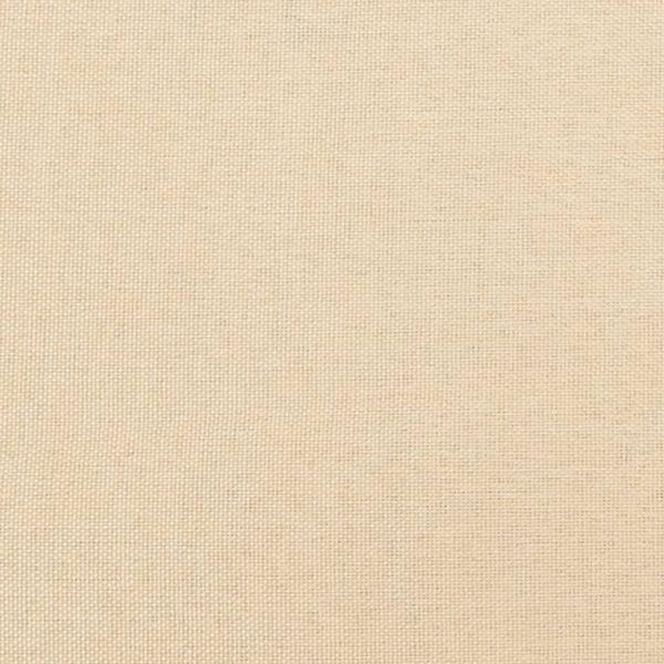 Fußhocker Creme 70x55x41 cm Stoff