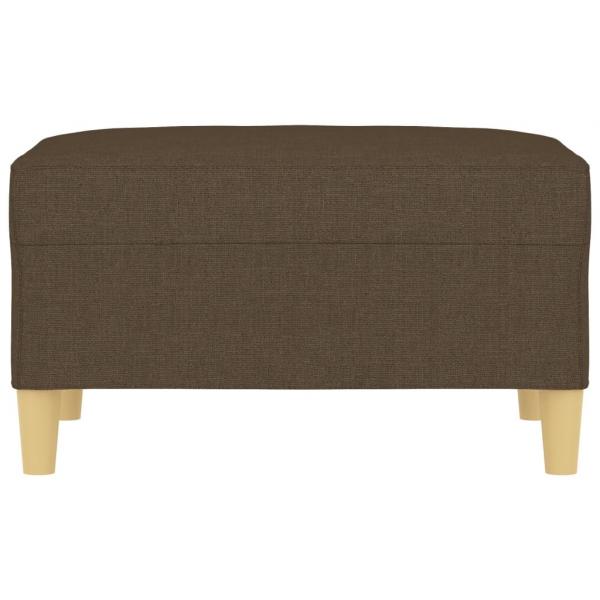 Fußhocker Braun 70x55x41 cm Stoff