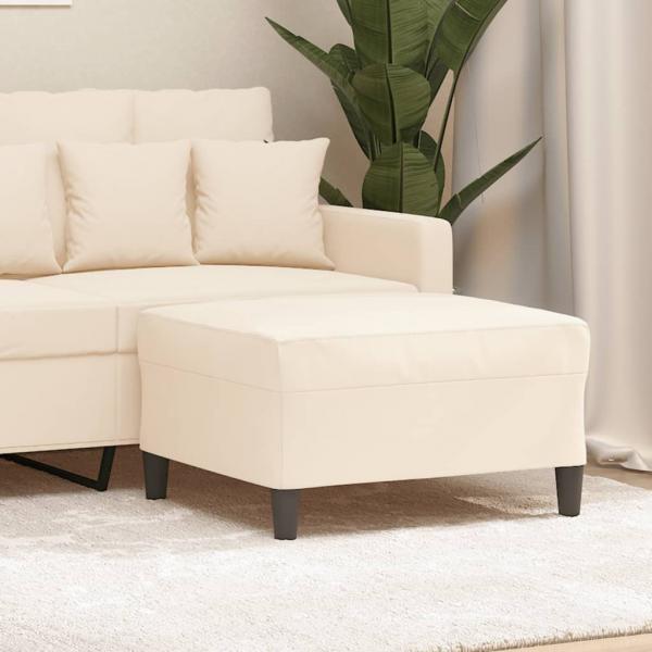ARDEBO.de - Fußhocker Creme 70x55x41 cm Samt