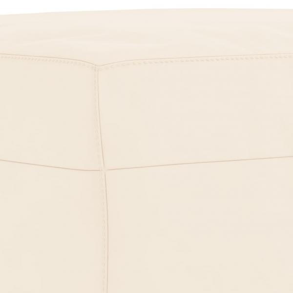 Fußhocker Creme 70x55x41 cm Samt