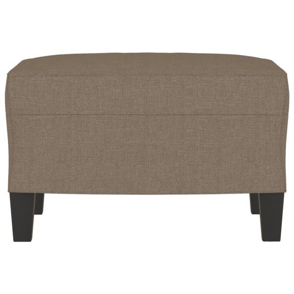 Fußhocker Taupe 60x50x41 cm Stoff