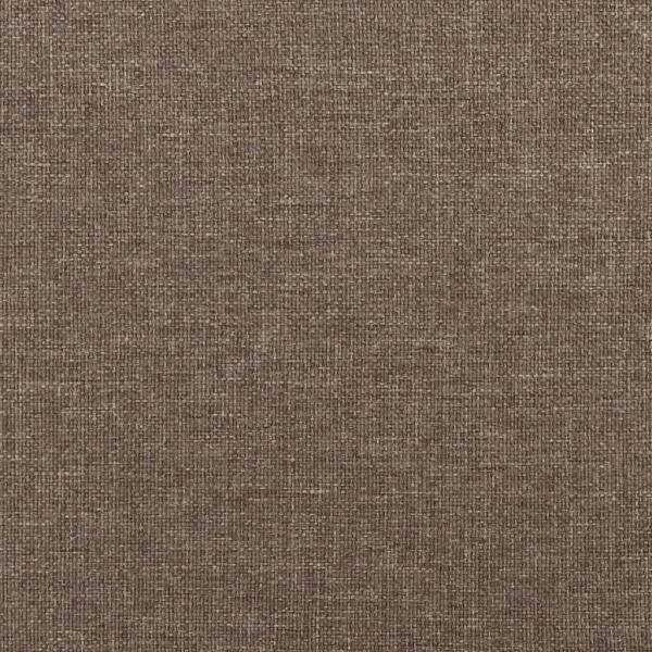 Fußhocker Taupe 60x50x41 cm Stoff
