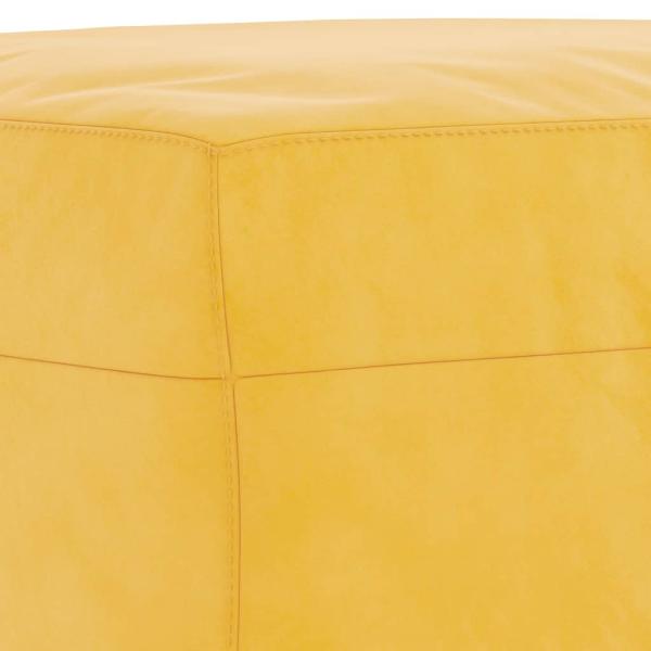 Fußhocker Gelb 60x50x41 cm Samt