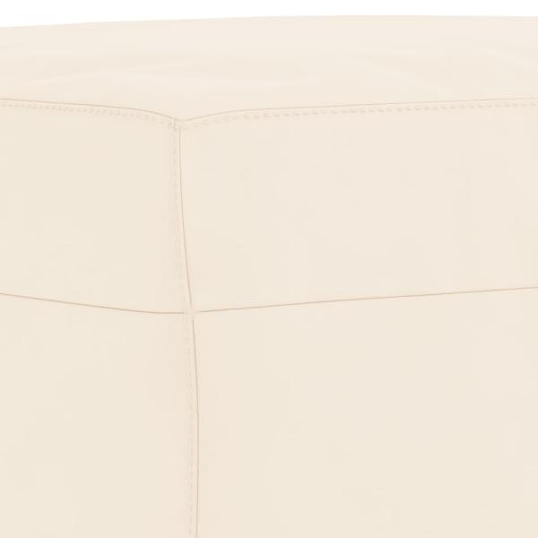 Fußhocker Creme 60x50x41 cm Samt