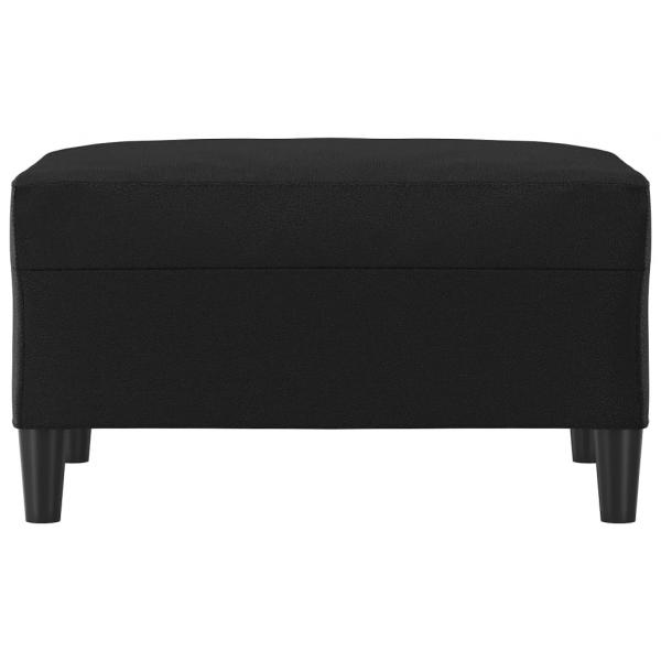 Fußhocker Schwarz 70x55x41 cm Kunstleder