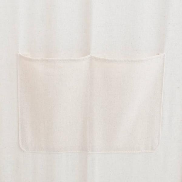 5-teiliger Raumteiler Creme 200 x 170 x 4 cm Stoff 