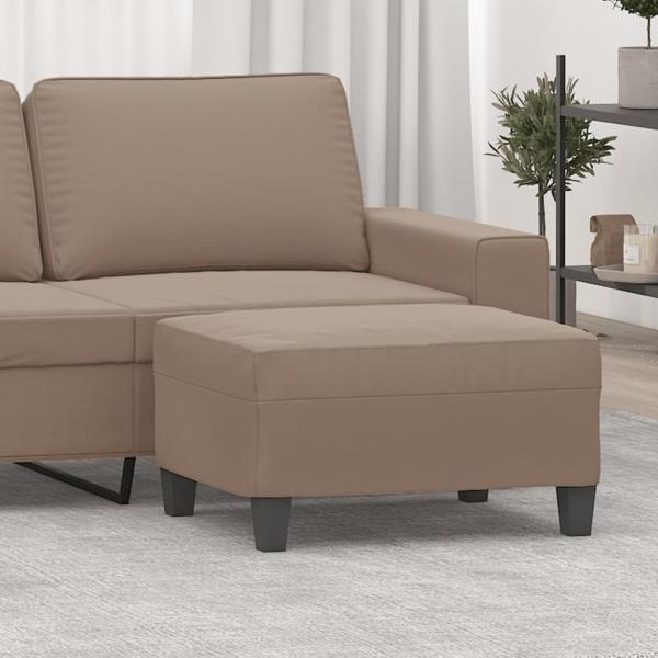 ARDEBO.de - Fußhocker Taupe 70x55x41 cm Mikrofasergewebe