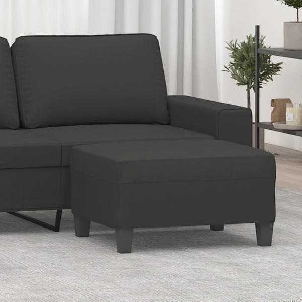ARDEBO.de - Fußhocker Dunkelgrau 70x55x41 cm Mikrofasergewebe