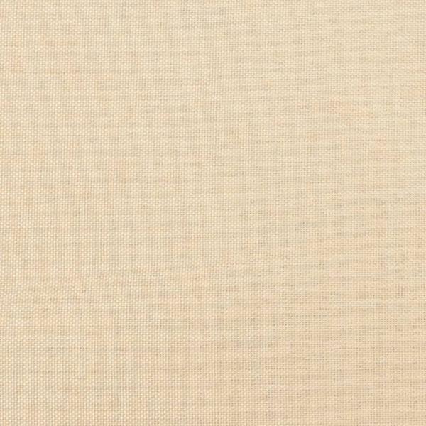Zierkissen 2 Stk. Creme 40x40 cm Stoff
