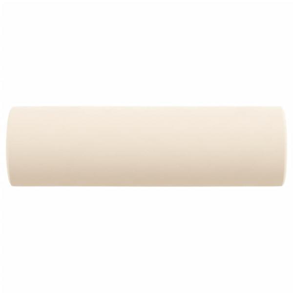 Zierkissen 2 Stk. Creme Ø15x50 cm Samt