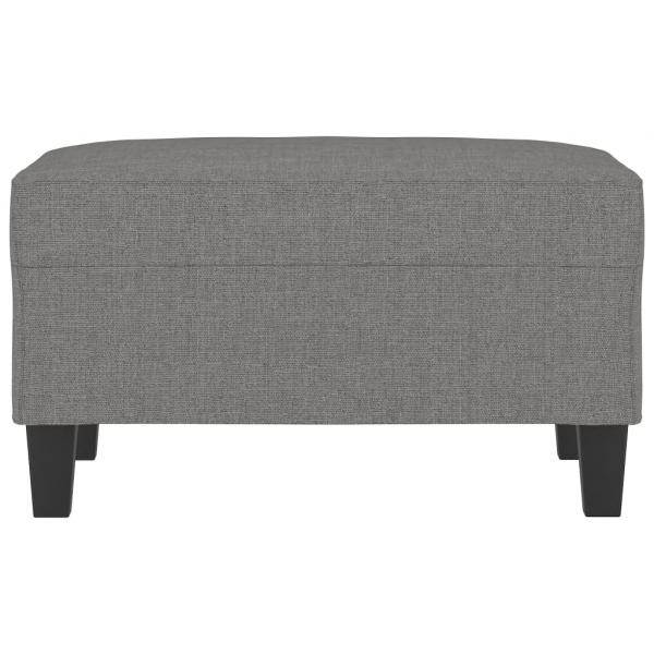 Fußhocker Dunkelgrau 70x55x41 cm Stoff