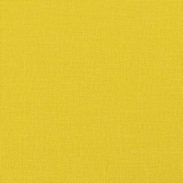 2-tlg. Sofagarnitur mit Kissen Hellgelb Stoff