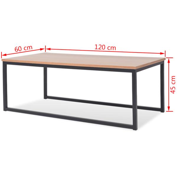 3-tlg. Couchtisch-Set Eschenholz