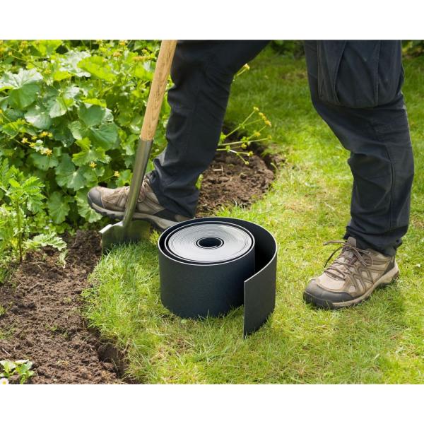 Nature Rasenkante 0,075x10 m 3 mm Schwarz