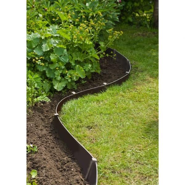 Nature Rasenkante 0,075x10 m 3 mm Schwarz