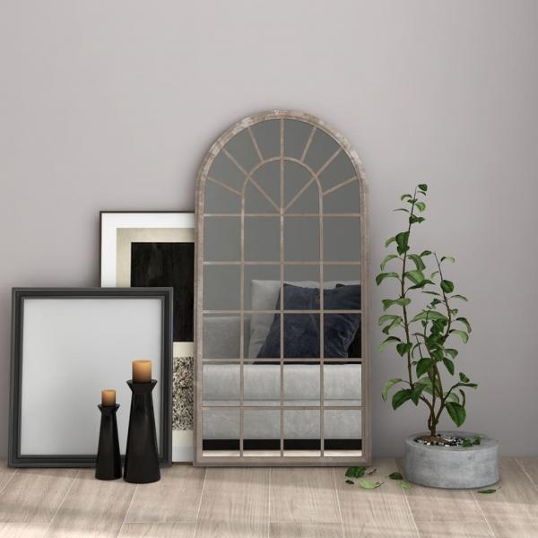 ARDEBO.de - Spiegel Sandfarben 90x45 cm Eisen für den Innenbereich