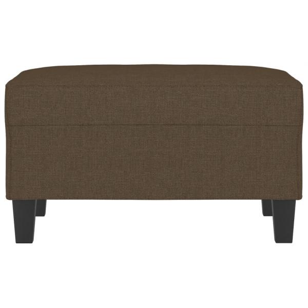 Fußhocker Braun 70x55x41 cm Stoff