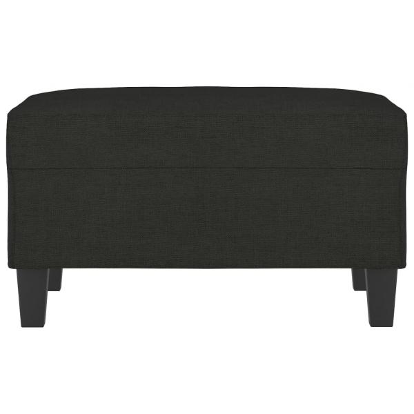 Fußhocker Schwarz 70x55x41 cm Stoff