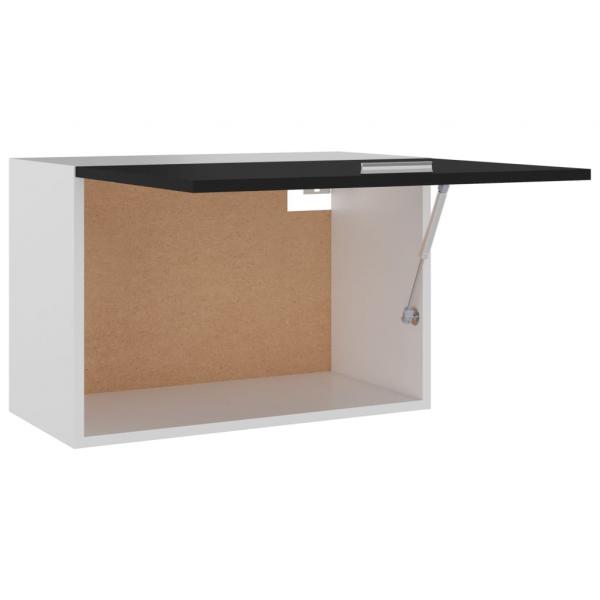 Hängeschrank Schwarz 60x31x40 cm Holzwerkstoff