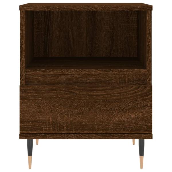 Nachttische 2 Stk. Braun Eichen-Optik 40x35x50 cm Holzwerkstoff