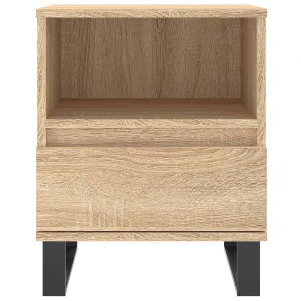 Nachttische 2 Stk. Sonoma-Eiche 40x35x50 cm Holzwerkstoff