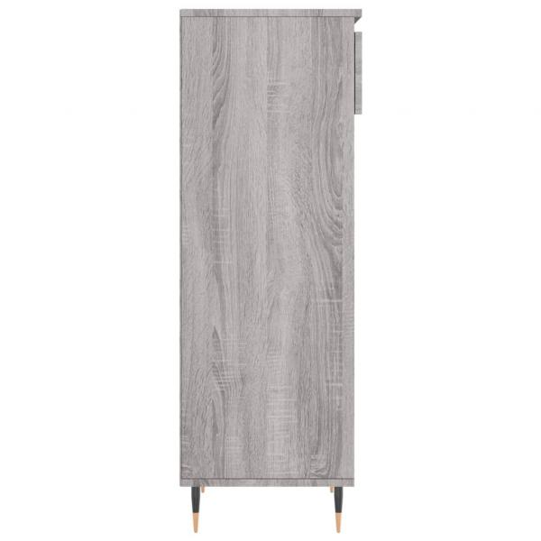 Schuhschrank Grau Sonoma 40x36x105 cm Holzwerkstoff