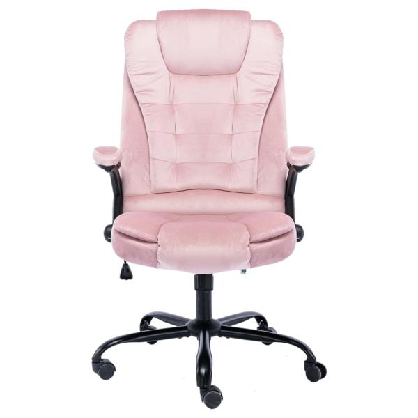 Bürostuhl Rosa Samt