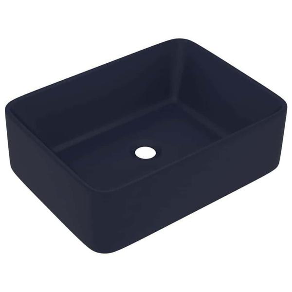 Luxus-Waschbecken Matt Dunkelblau 41x30x12 cm Keramik
