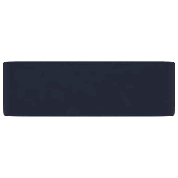 Luxus-Waschbecken Matt Dunkelblau 41x30x12 cm Keramik