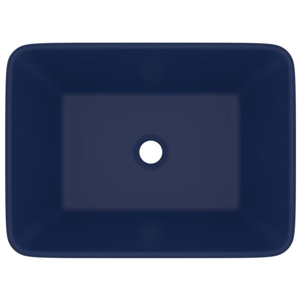 Luxus-Waschbecken Matt Dunkelblau 41x30x12 cm Keramik