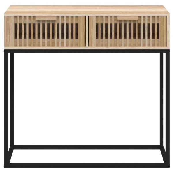 Konsolentisch 80x30x75 cm Holzwerkstoff und Eisen