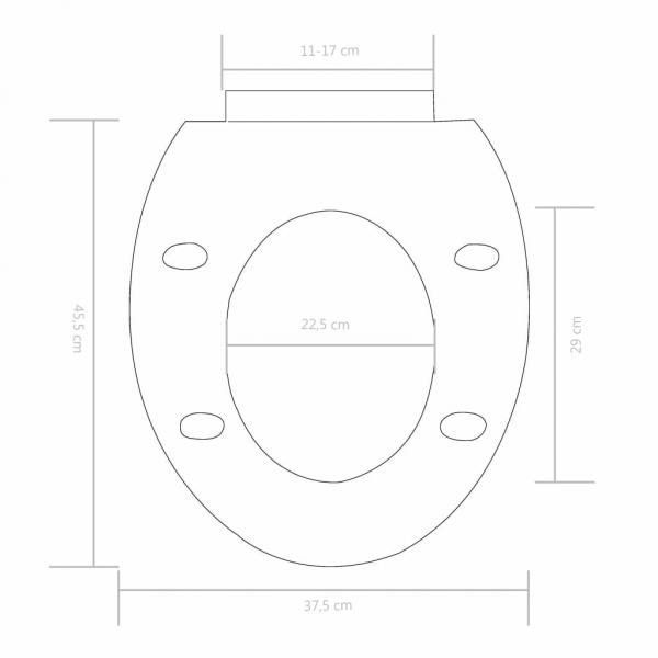 Toilettensitz mit Absenkautomatik und Quick-Release-Design Weiß