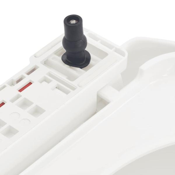 Toilettensitz mit Absenkautomatik und Quick-Release-Design Weiß