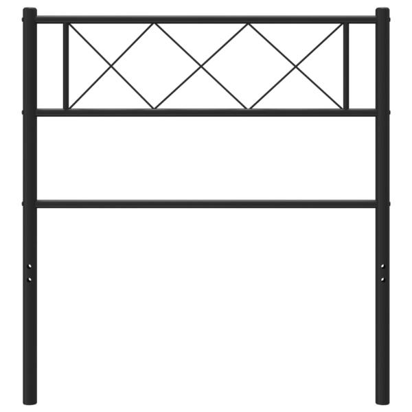 Kopfteil Metall Schwarz 107 cm