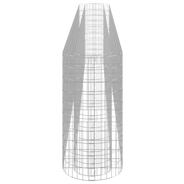 Gabionen-Hochbeet Verzinktes Eisen 470x50x100 cm