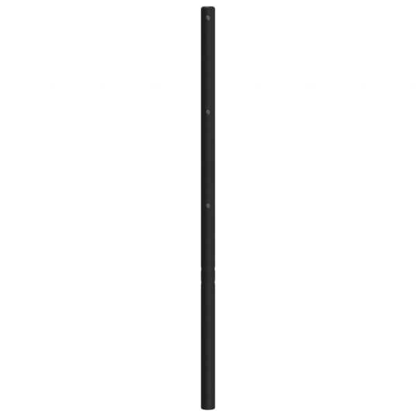 Kopfteil Metall Schwarz 135 cm