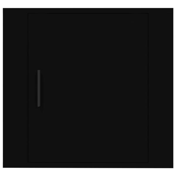 Wand-Nachttische 2 Stk. Schwarz 50x30x47 cm