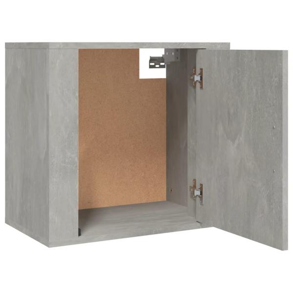 Wand-Nachttische 2 Stk. Betongrau 50x30x47 cm