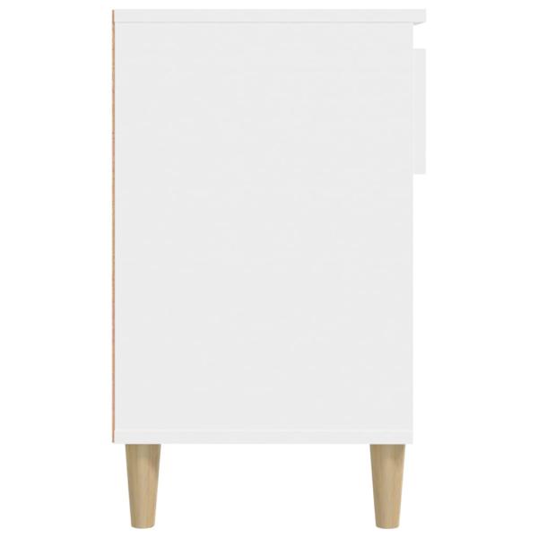 Schuhregal Weiß 102x36x60 cm Holzwerkstoff