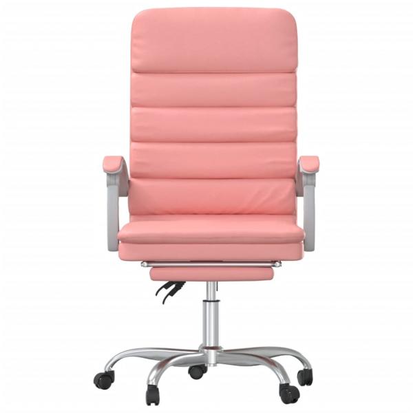 Bürostuhl mit Massagefunktion Rosa Kunstleder