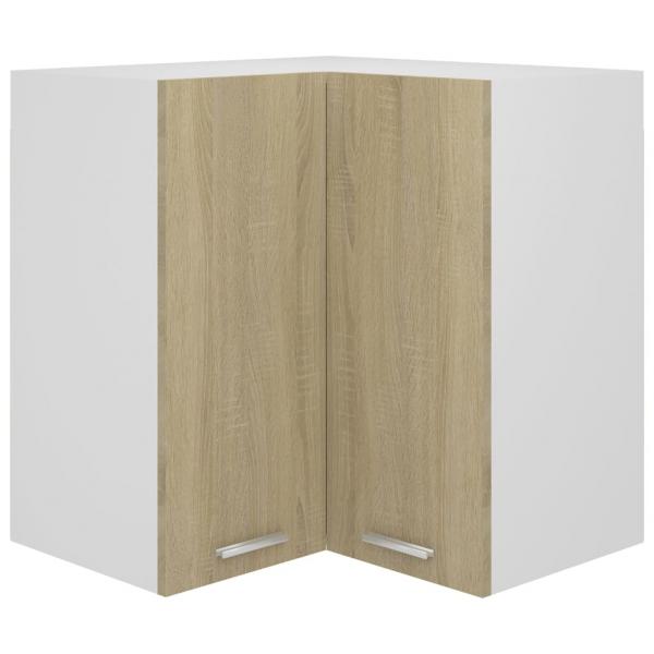ARDEBO.de - Eckhängeschrank Sonoma-Eiche 57x57x60 cm Holzwerkstoff