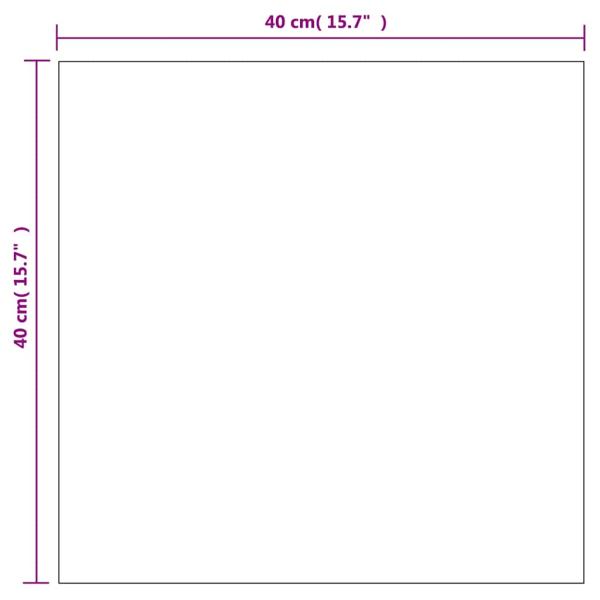 Wandspiegel mit LED-Beleuchtung Quadratisch Glas 