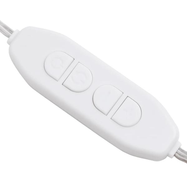 Wandspiegel mit LED-Beleuchtung Rechteckig Glas 