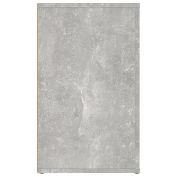 Nachttisch Betongrau 50x36x60 cm Holzwerkstoff